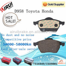 Ceramic and semi-metal Brake Pad for Japanese car